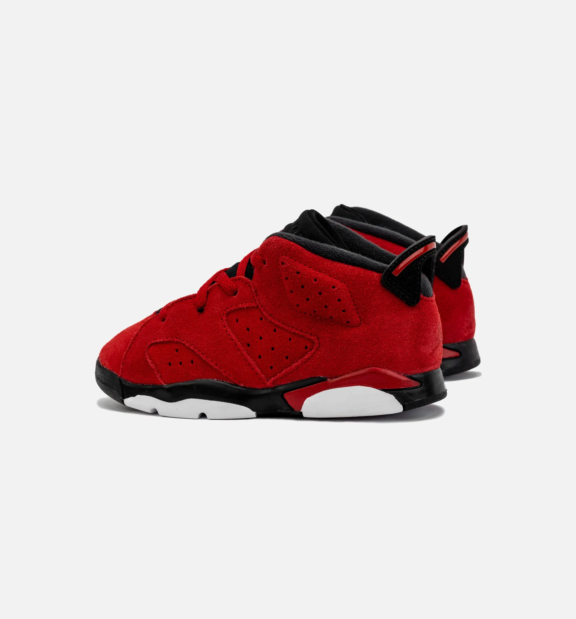 Air Jordan 6 Retro Toro Bravo Infant Toddler Lifestyle Shoe - Red/Black
