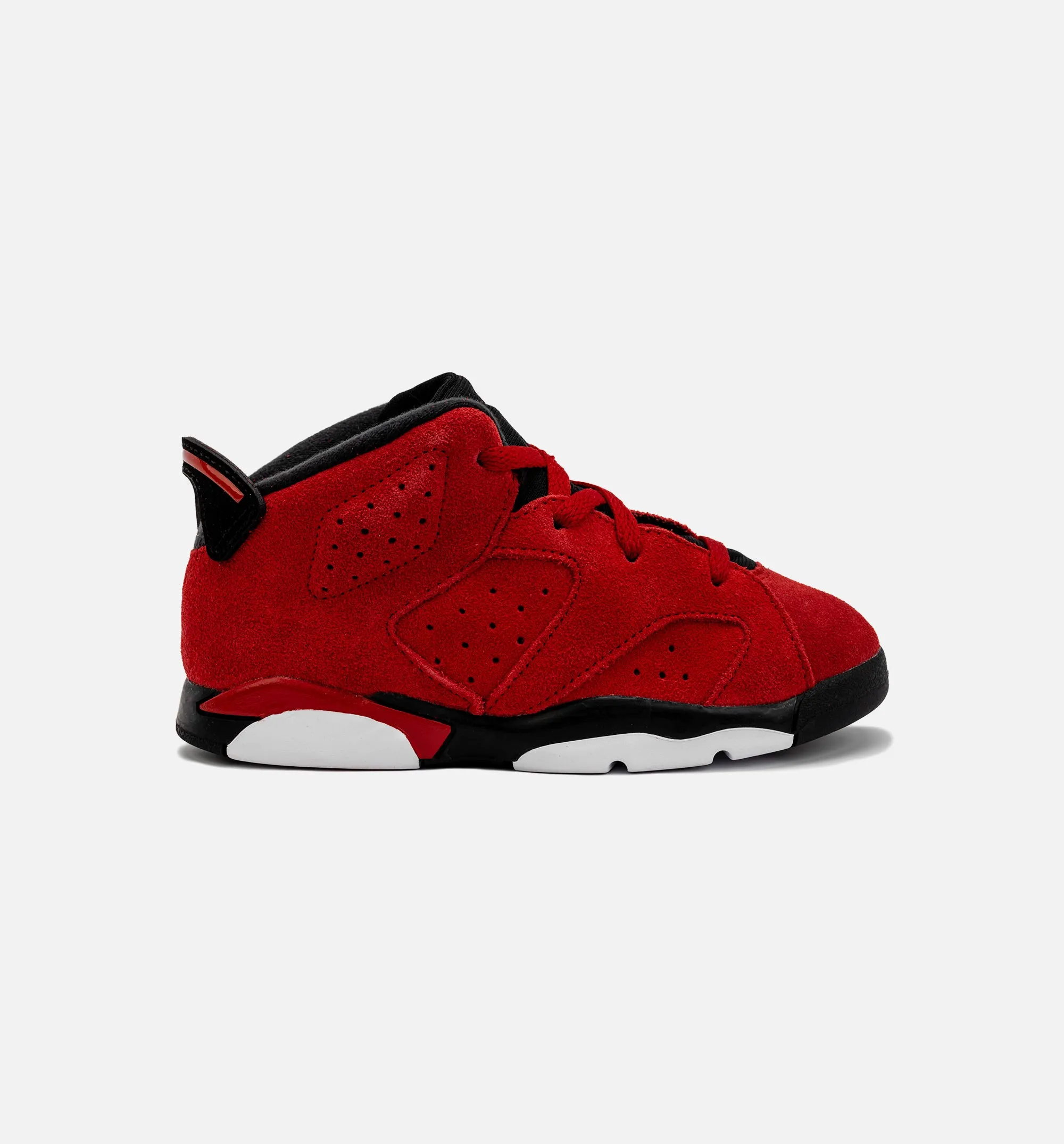 Air Jordan 6 Retro Toro Bravo Infant Toddler Lifestyle Shoe - Red/Black