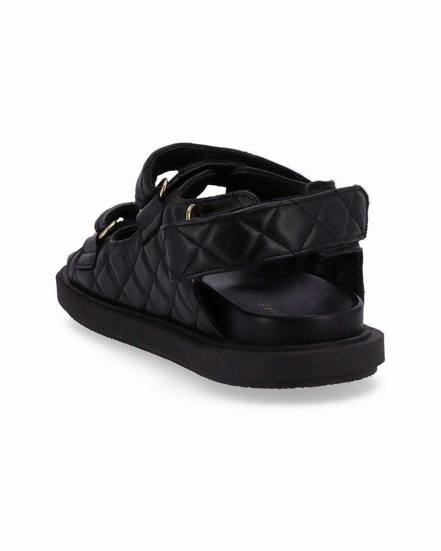 ALOHAS Hook-Loop Leather Sandal