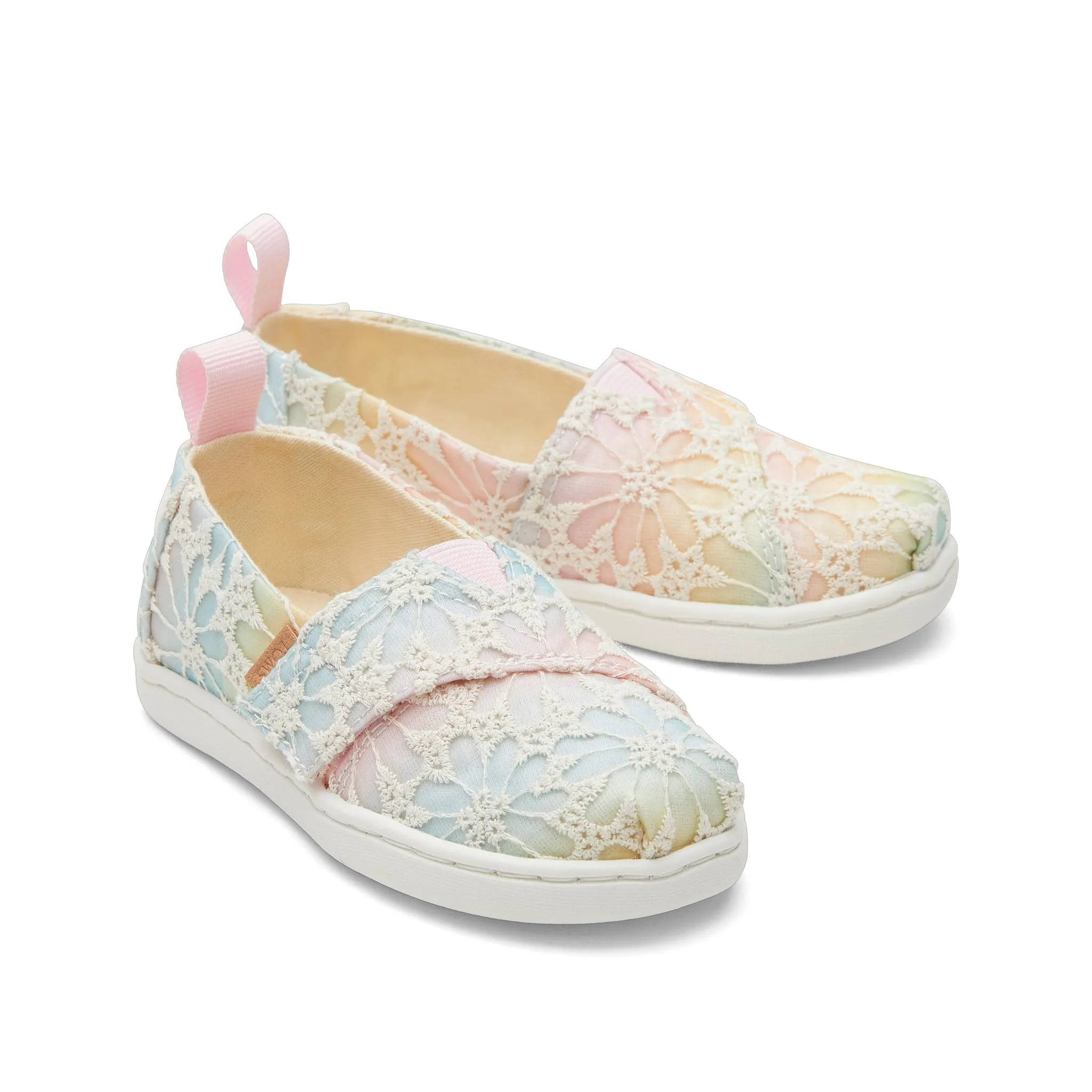 Alpargata Ombre Floral Lace Toddler Shoe