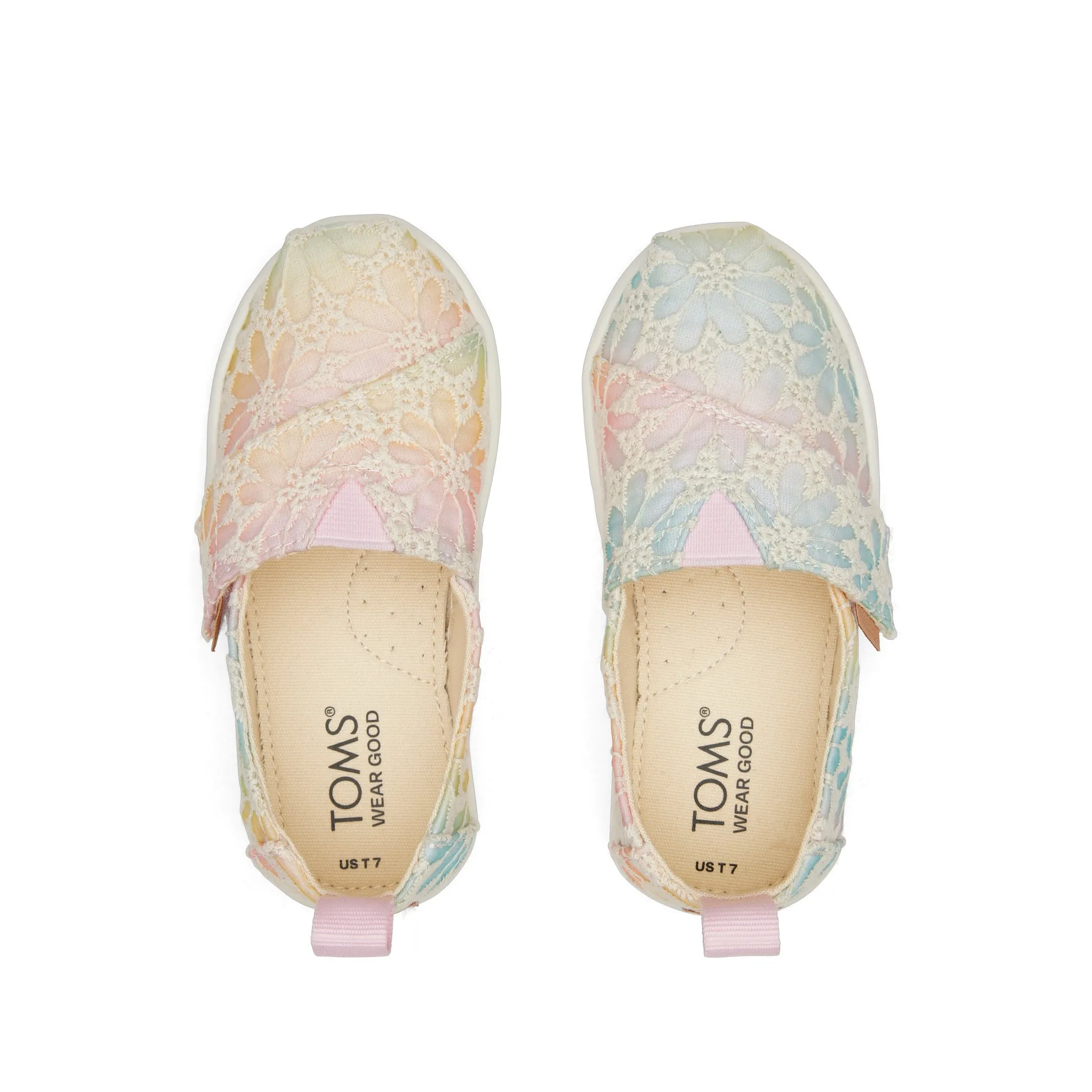 Alpargata Ombre Floral Lace Toddler Shoe