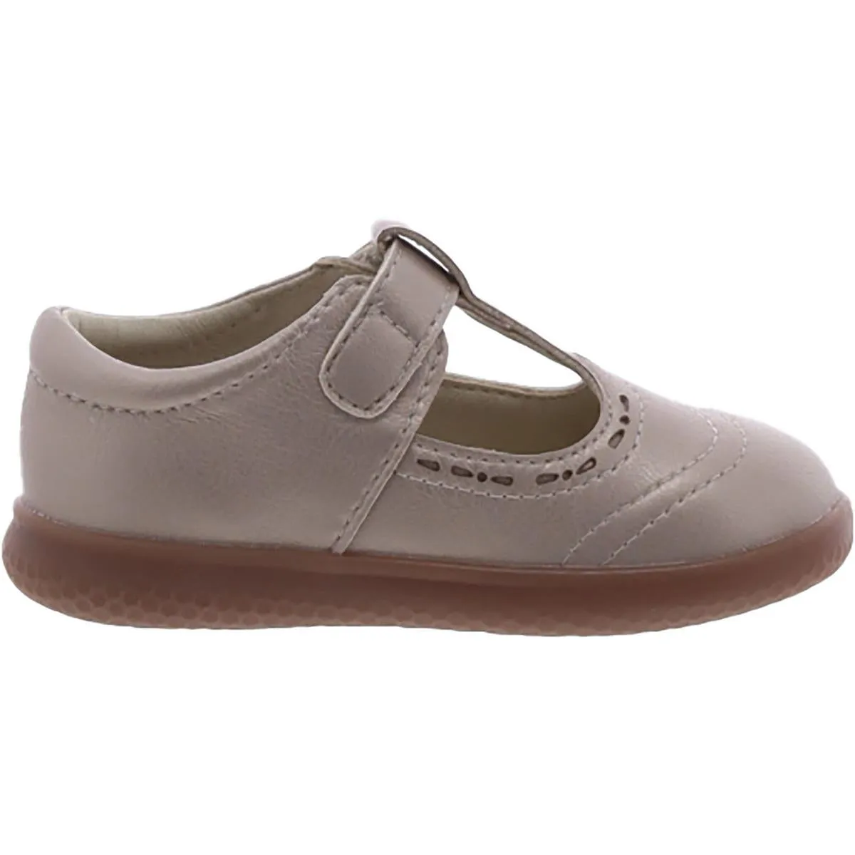 Amica Girls Faux Leather Wing Tip Mary Janes