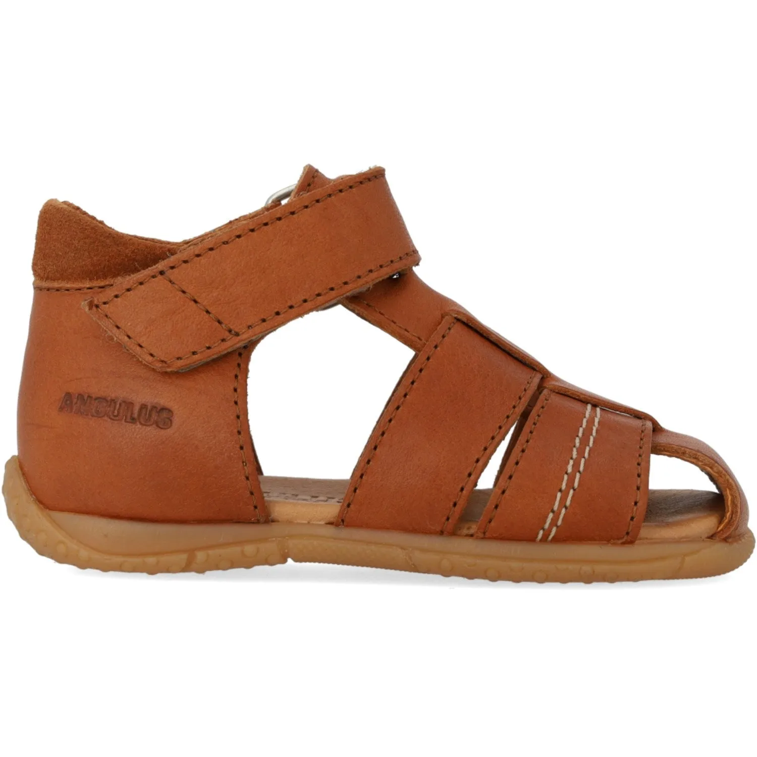 Angulus CAndnac Barnets Frste Sandal Med Kontraststikninger
