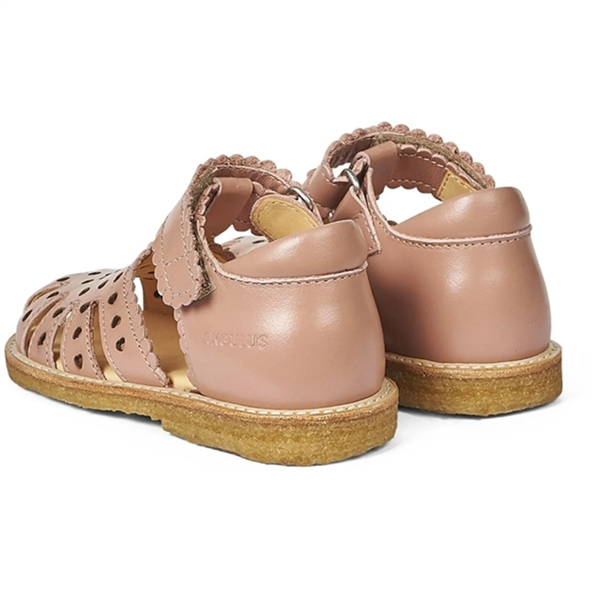 Angulus Starter Sandal W. Velcro Dark Peach