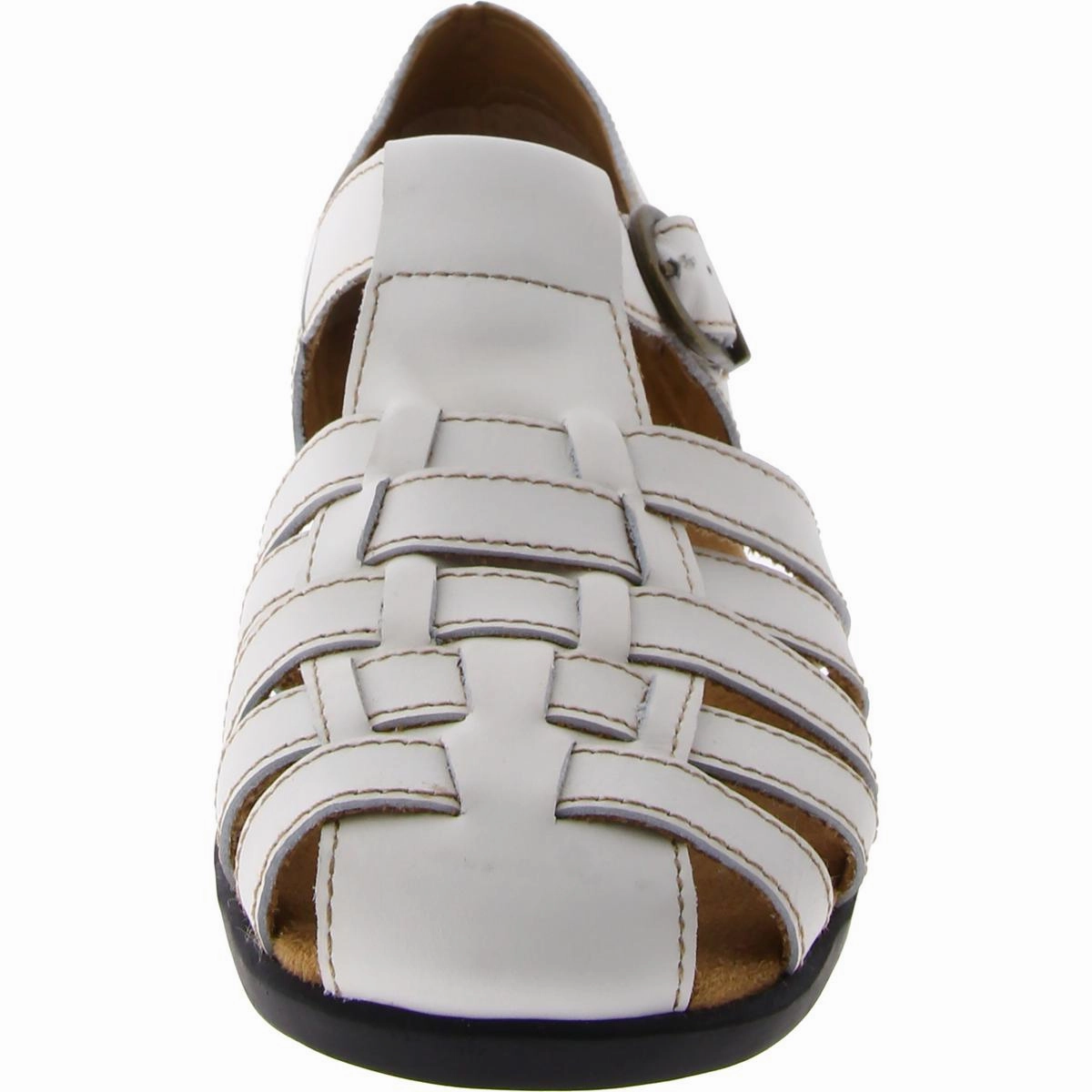 Aruba Womens Leather Slip On Flats