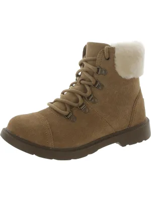 Azell Hiker All Weather Girls Suede Outdoor Hiking Boots