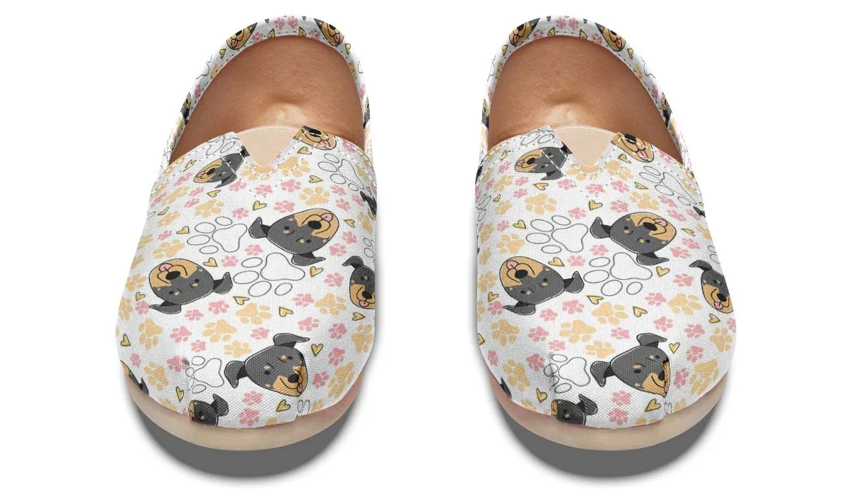 Beauceron Puppy Pattern Casual Shoes