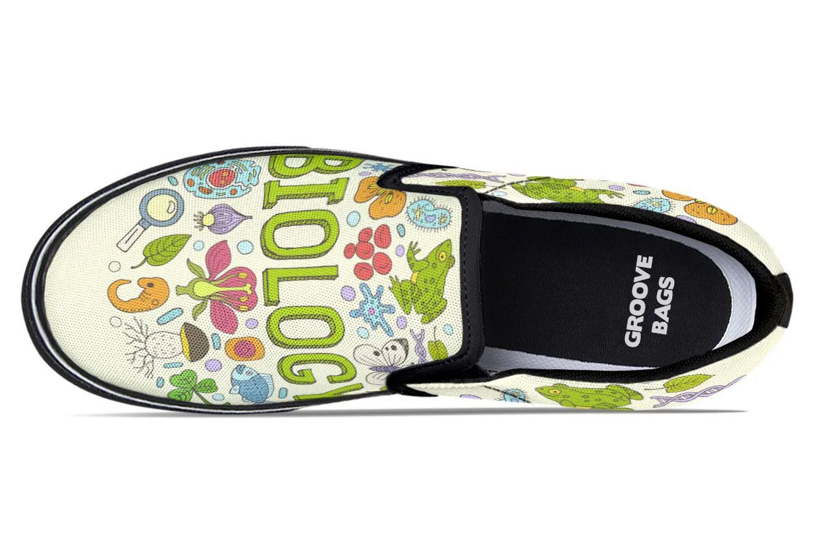 Biology Lovers Slip-On Shoes