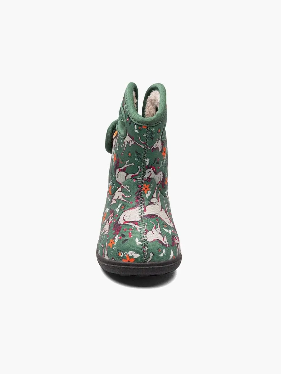 Bogs II Unicorn Awesome 72896I-448 Toddlers 10 Green Waterproof Rain Boot KHD670