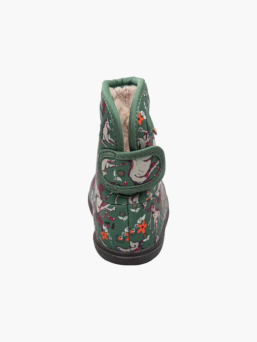 Bogs II Unicorn Awesome 72896I-448 Toddlers 10 Green Waterproof Rain Boot KHD670