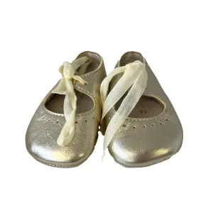 Bonpoint Girls Gold Shoes