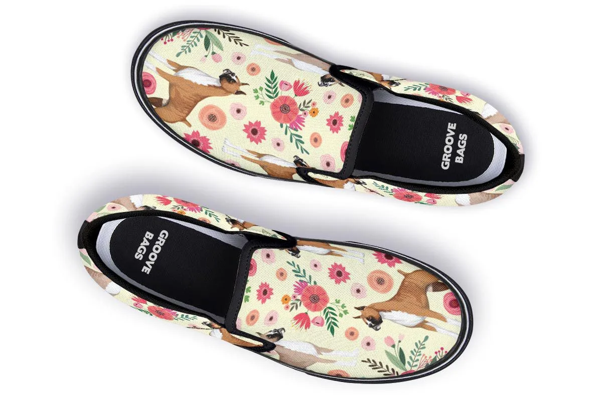 Boxer Floral Slip-On Shoes