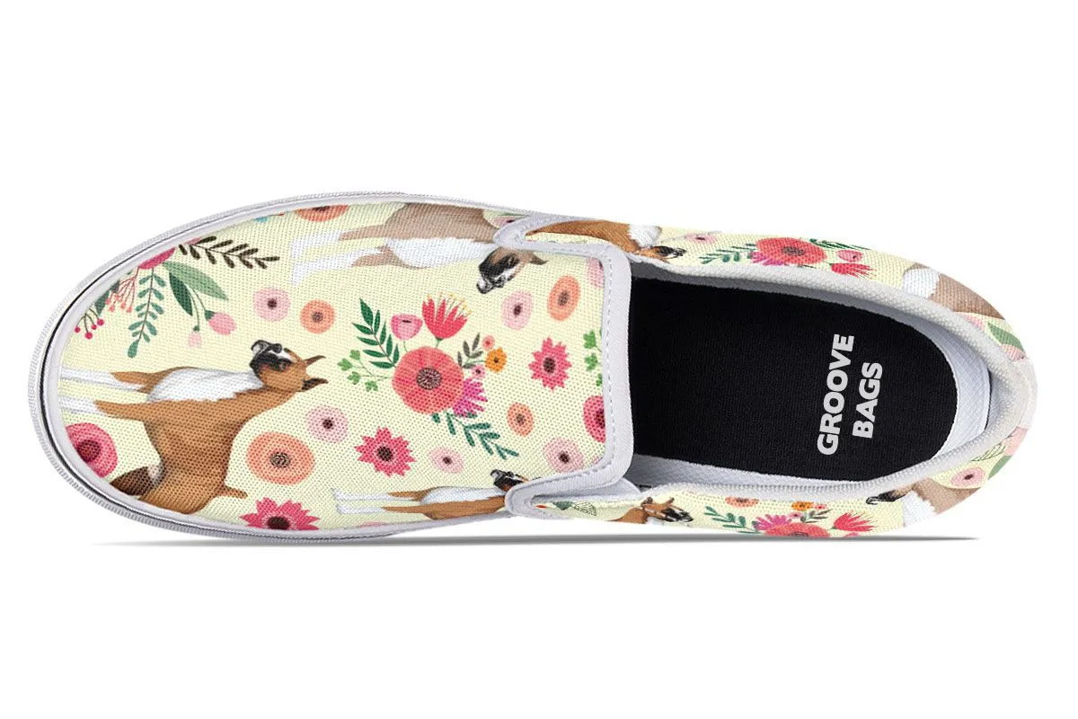 Boxer Floral Slip-On Shoes