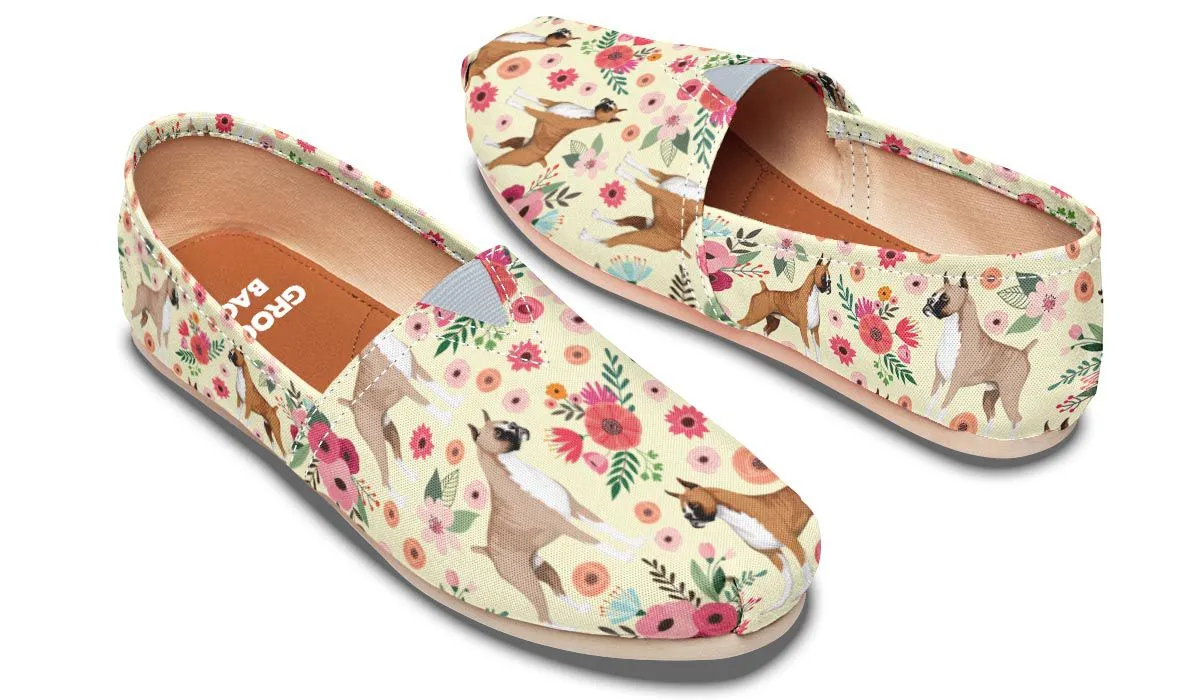 Boxer Flower Casual Shoes