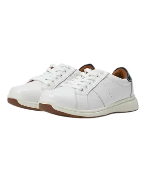 Boy's Great Lakes Lace To Toe Shoes In White