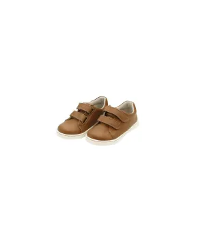 Boy's Kyle Double Strap Sneaker In Chestnut