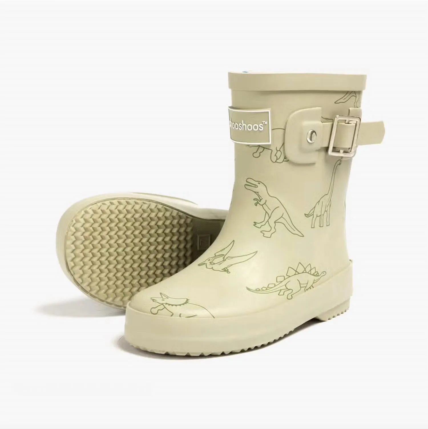 Boy's Rainboots In Dino Roar