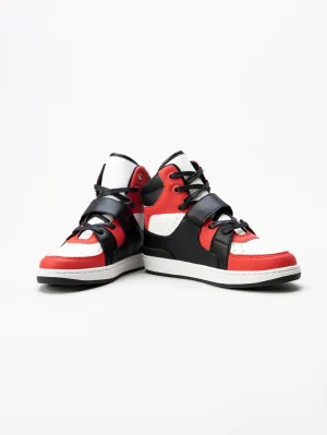 Boys Red and Black Sneakers