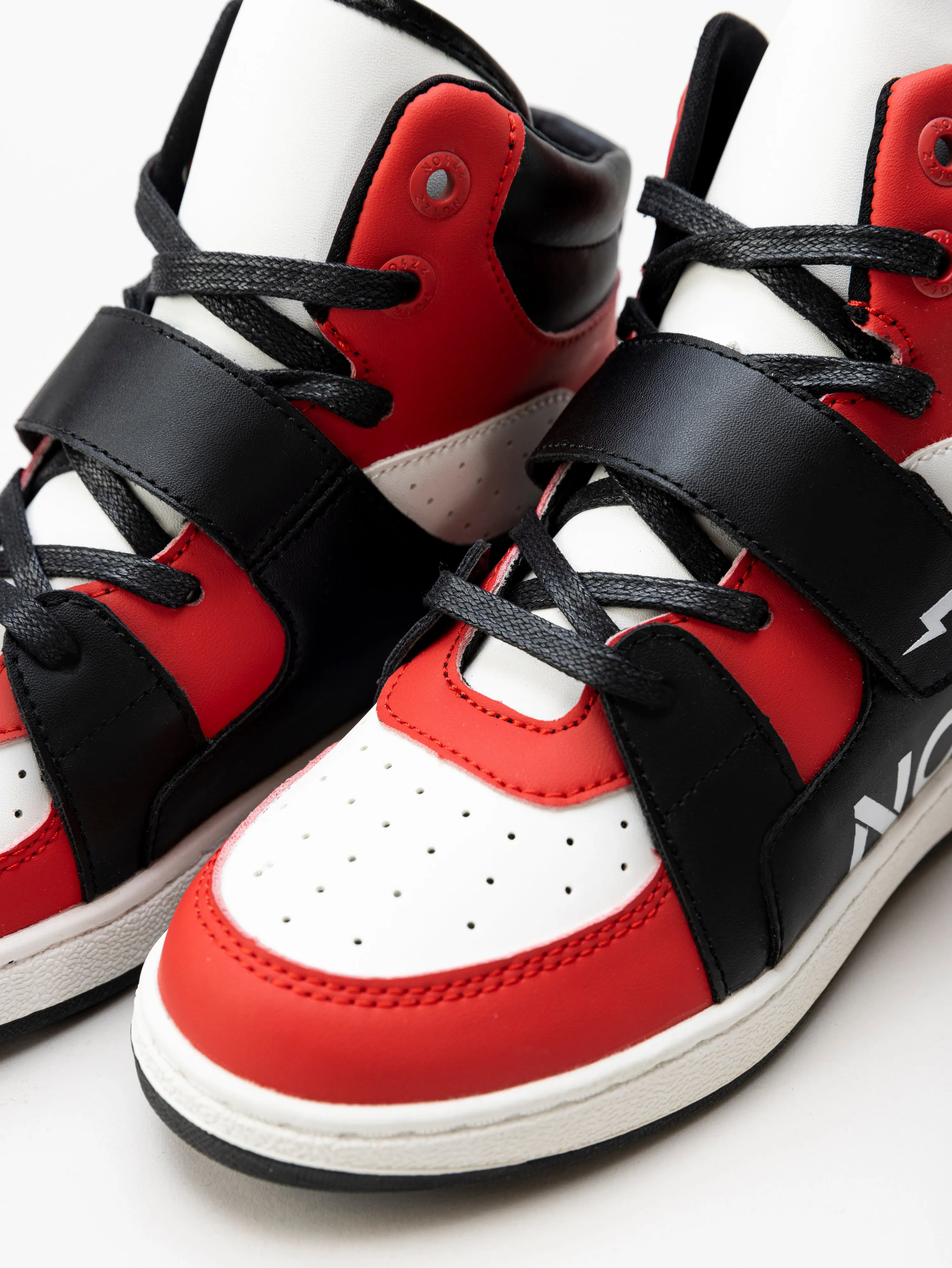 Boys Red and Black Sneakers