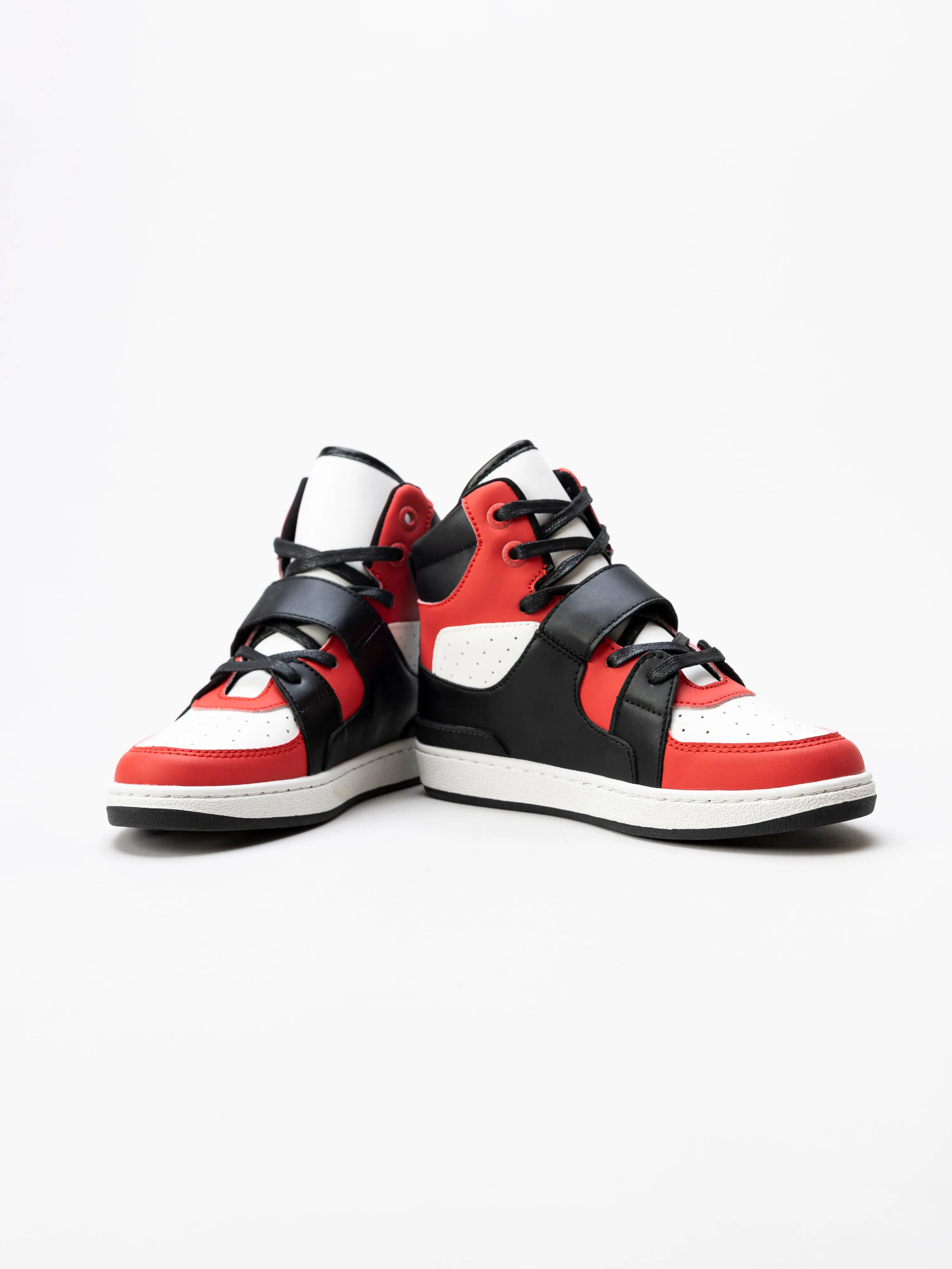 Boys Red and Black Sneakers