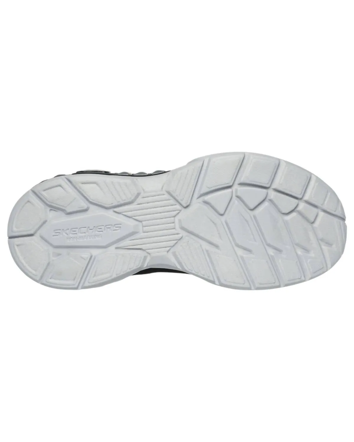 Boy's S Lights Light Storm Sneakers In Silver/black
