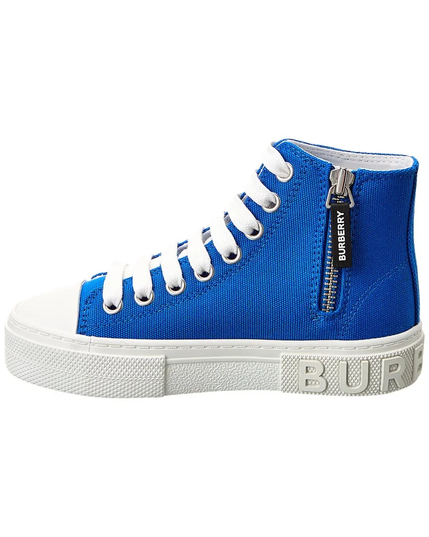 Burberry K1-New Mini Jack Canvas High-Top Sneaker
