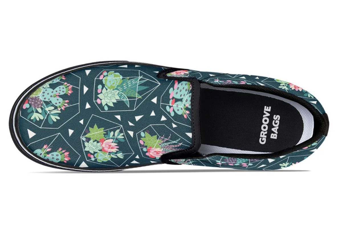 Cactus Terrarium Slip-On Shoes