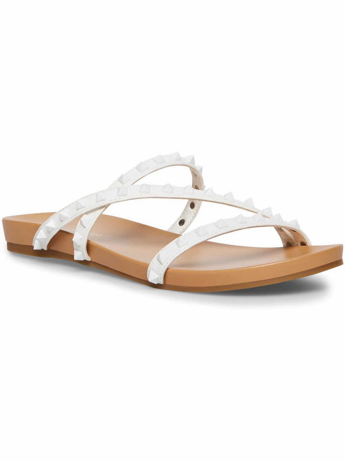 Candys Womens Strappy Studded Slide Sandals