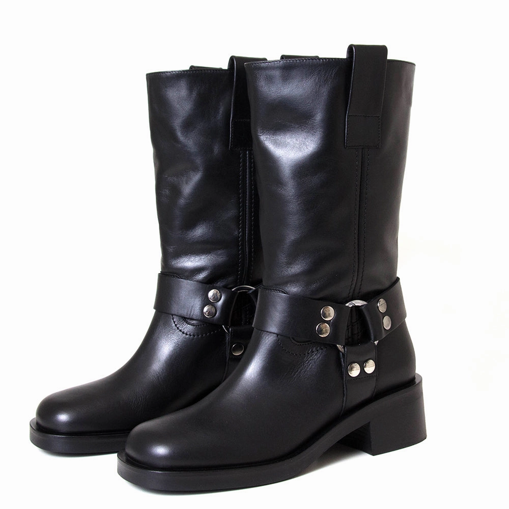 Capri Women's Leather Moto Boot