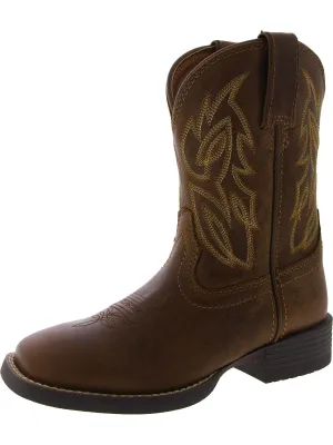 Carter Girls Leather Little Kid Cowboy, Western Boots