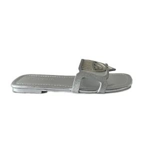 Chiara Ferragni Girls Silver Sandals