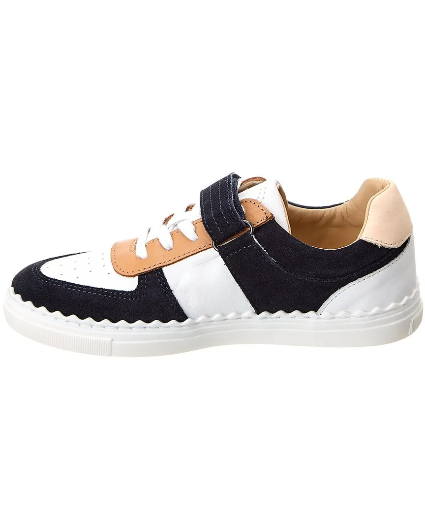 Chlo Suede & Leather Sneaker