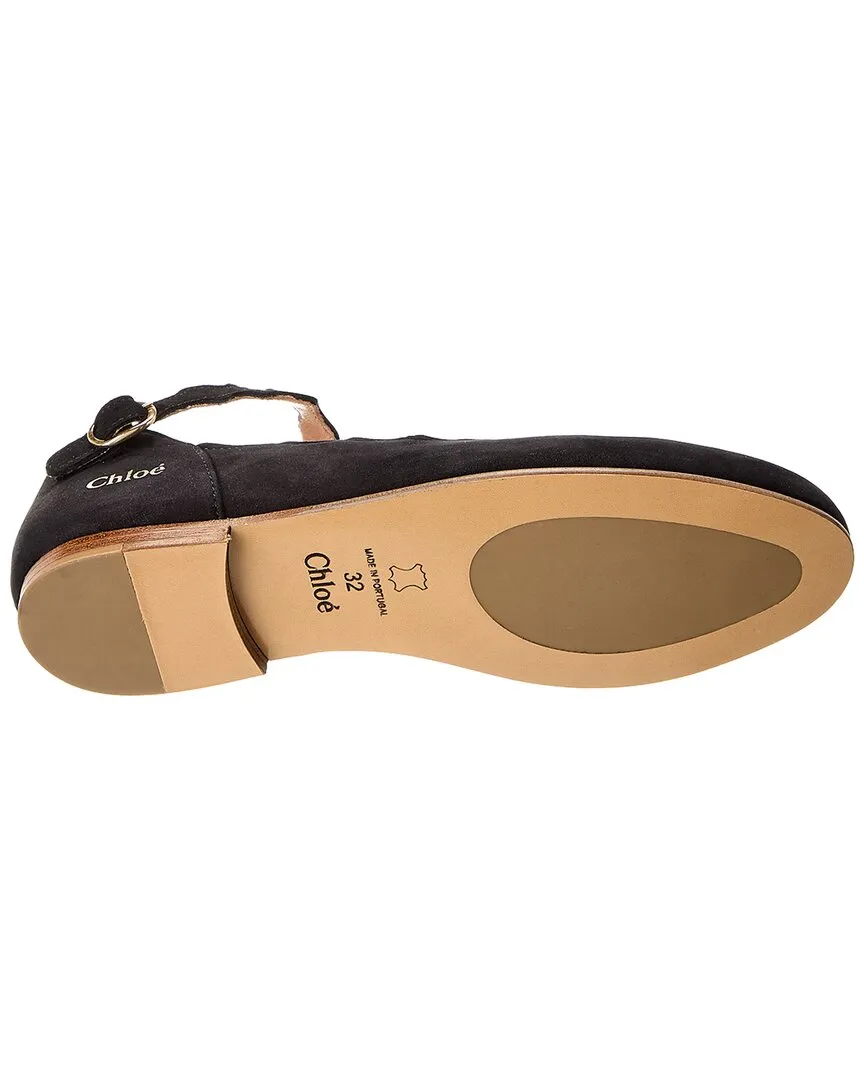 Chlo Suede Ballerina Flat