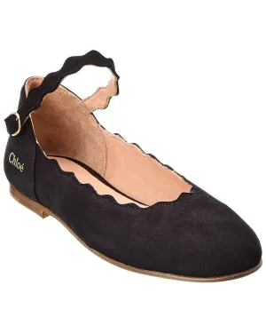 Chlo Suede Ballerina Flat
