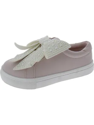 Chloe Girls Faux Leather Casual and Fashion Sneakers