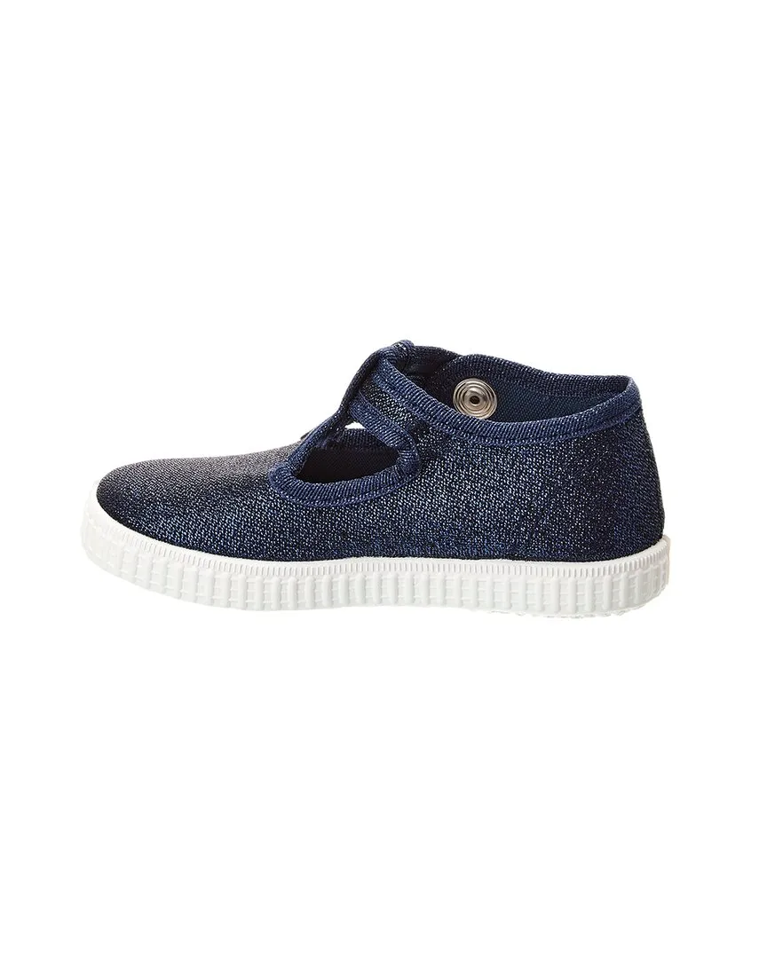 Cienta Glitter Canvas Mary Jane
