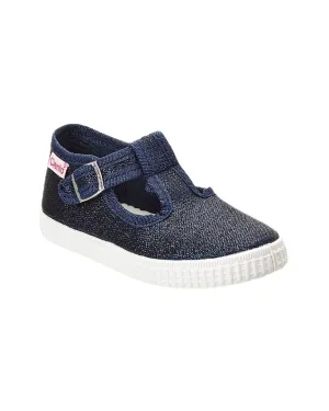 Cienta Glitter Canvas Mary Jane