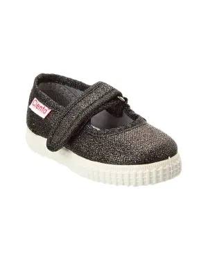 Cienta Glitter Canvas Sneaker
