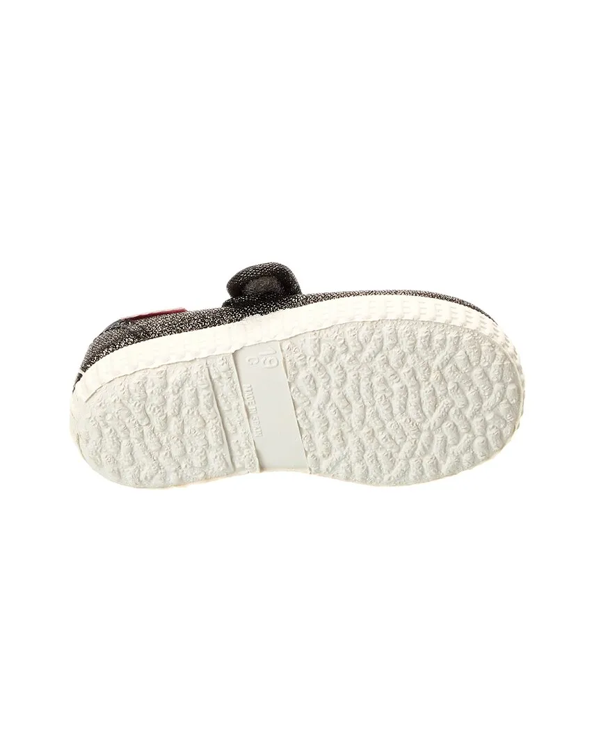 Cienta Glitter Canvas Sneaker
