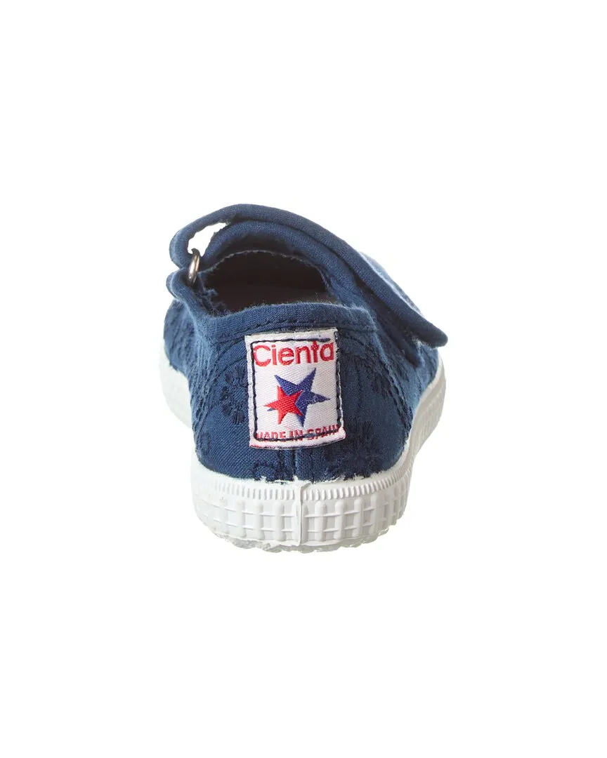 Cienta Mercedes Bordado Tintado Canvas Sneaker