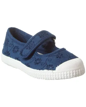 Cienta Mercedes Bordado Tintado Canvas Sneaker