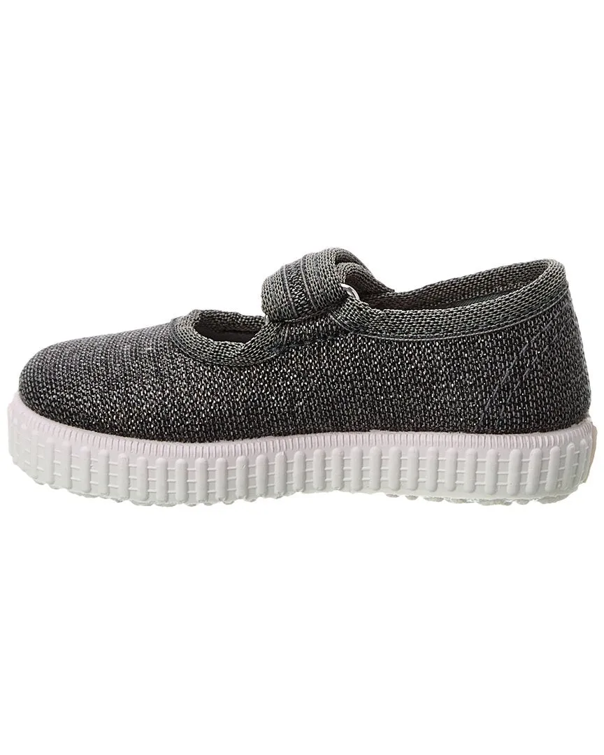 Cienta Mercedes Scractch Metalizado Canvas Sneaker