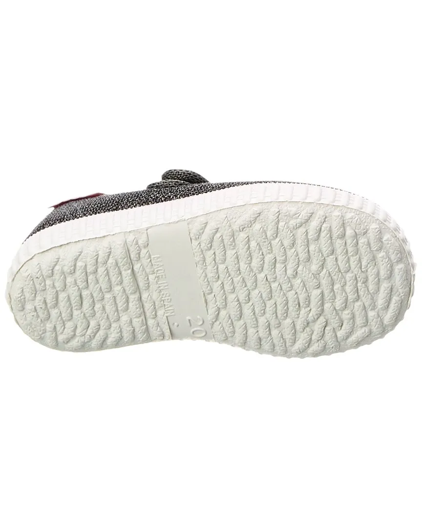 Cienta Mercedes Scractch Metalizado Canvas Sneaker