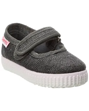 Cienta Mercedes Scractch Metalizado Canvas Sneaker