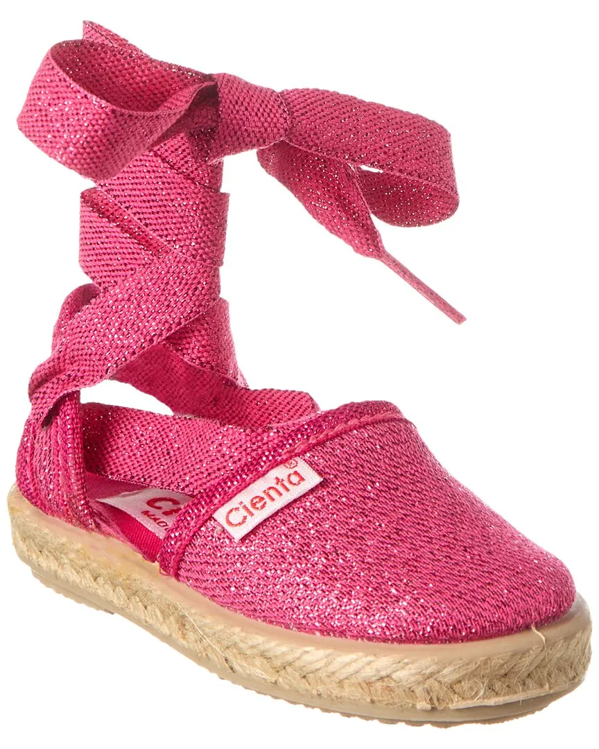 Cienta Valenciana Metalizado Canvas Sandal