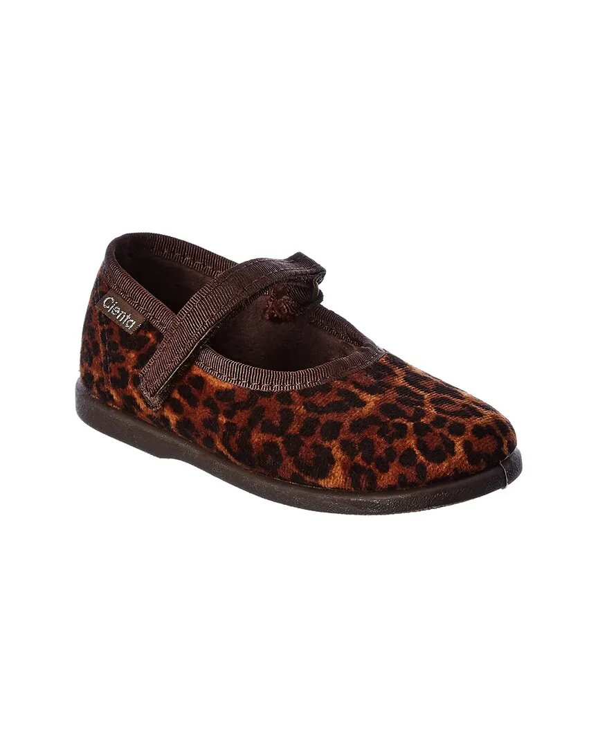 Cienta Velour Mary Jane