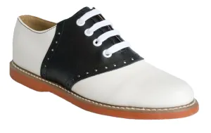 Classic Saddle - White/Black