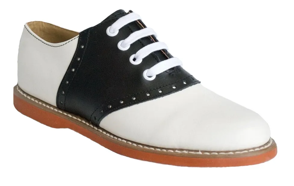 Classic Saddle - White/Black