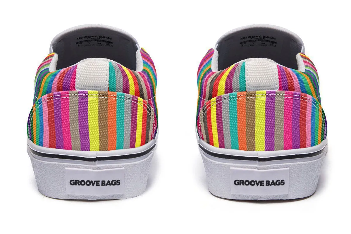 Collage Pup Basset Hound Slip-On Shoes