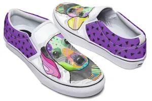Collage Pup Dachshund Slip-On Shoes